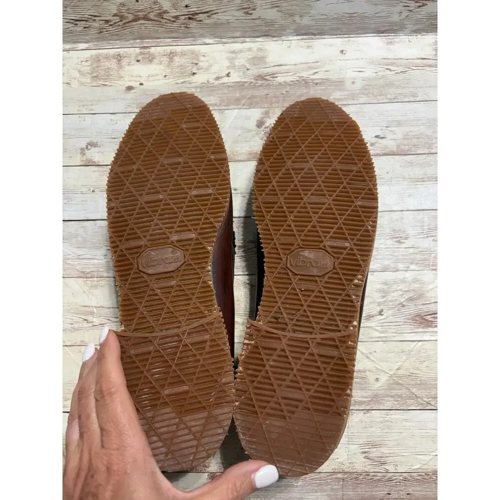 G.H. Bass Weejuns Loafers Men's Size 12 Brown Tassel Slip On Preppy Rubber Sole